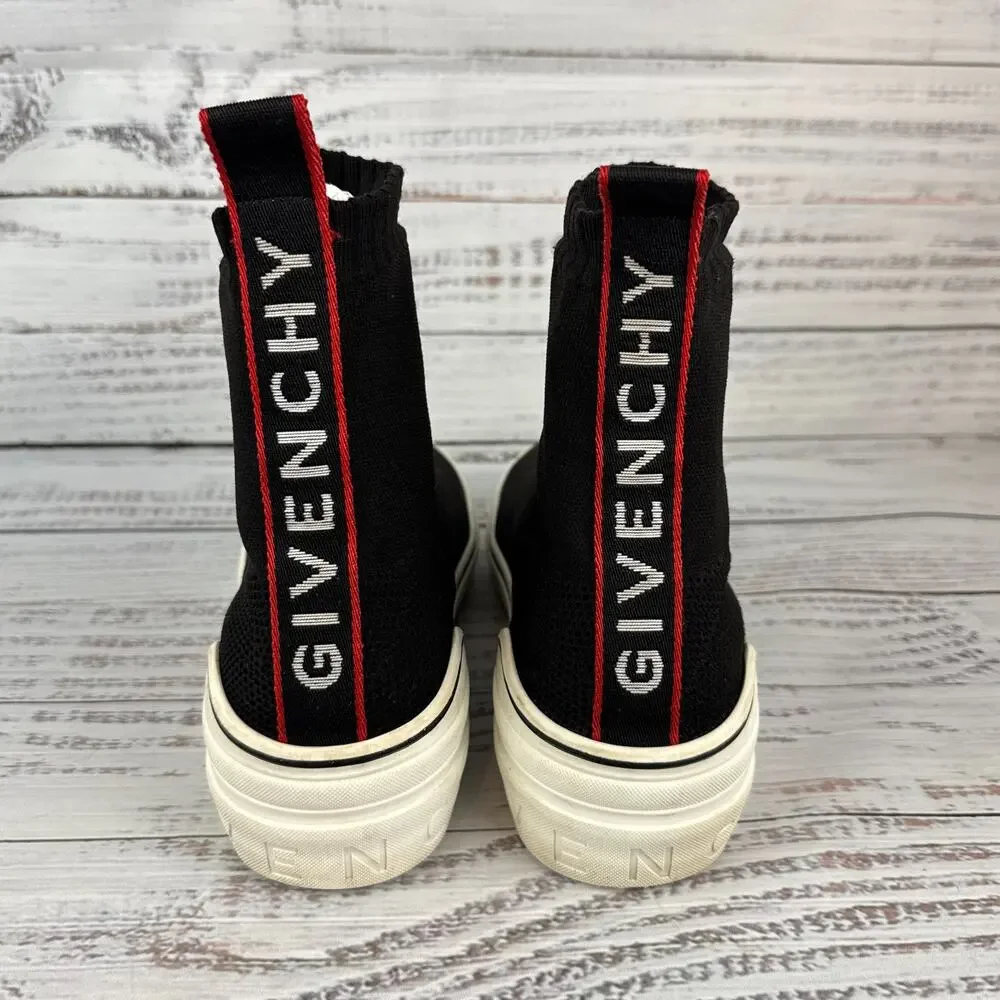 Givenchy George V Mid Sock Mens EU 40 US 7 Sneaker Black White